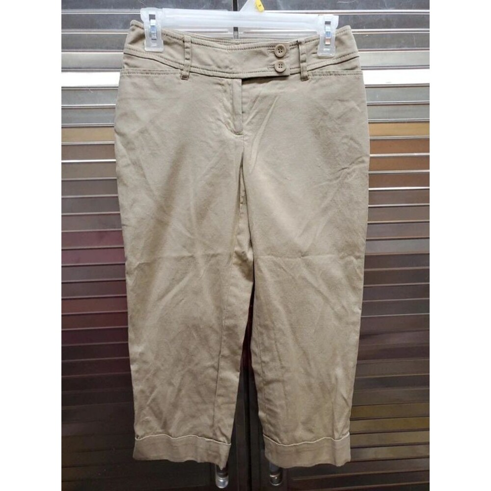 Ann Taylor Loft Cropped Khakis